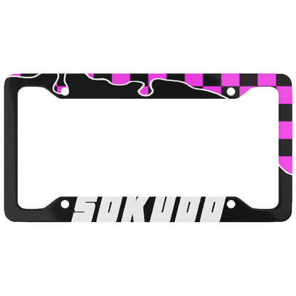 "PINK OOZE" PLATE FRAME