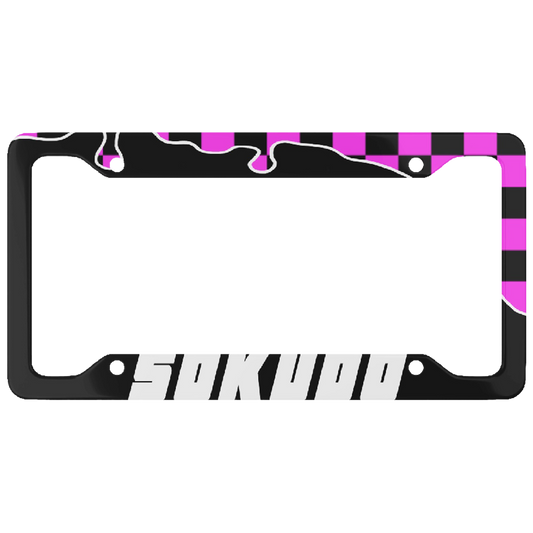 "PINK OOZE" PLATE FRAME