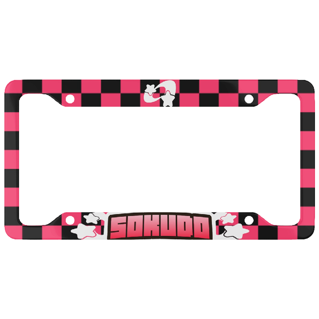 "RED SUPERSTAR" PLATE FRAME