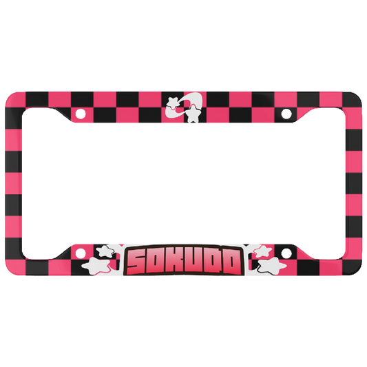 "RED SUPERSTAR" PLATE FRAME