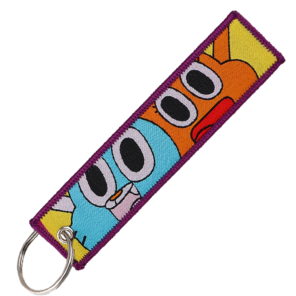 "Gumball and Darwin" Key Tag