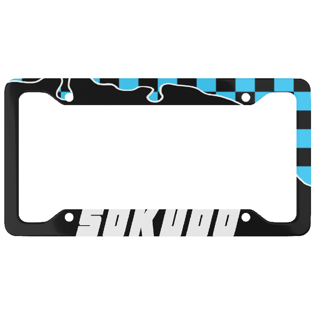 "LIGHT BLUE OOZE" PLATE FRAME