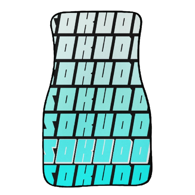 "LIGHT BLUE FADED" FLOOR MATS