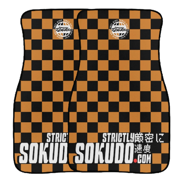 "CLASSIC ORANGE" FLOOR MATS