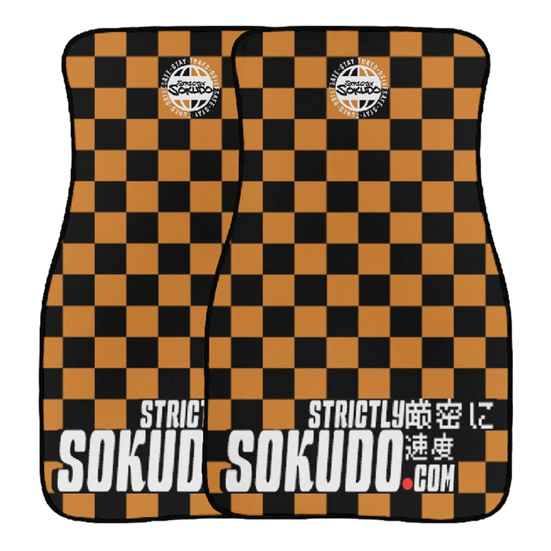 "CLASSIC ORANGE" FLOOR MATS