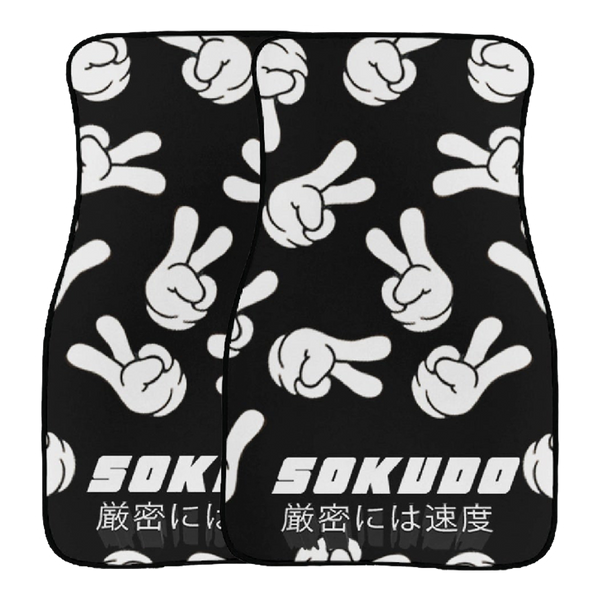 "PEACE OUT" FLOOR MATS