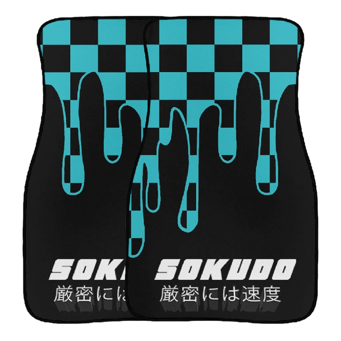 "LIGHT BLUE OOZE" FLOOR MATS