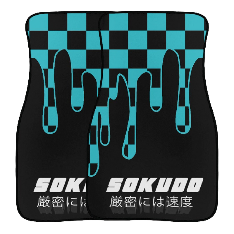 "LIGHT BLUE OOZE" FLOOR MATS