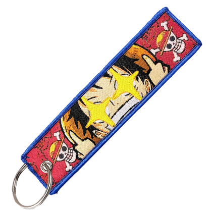 "Middle Finger Luffy" Key Tag