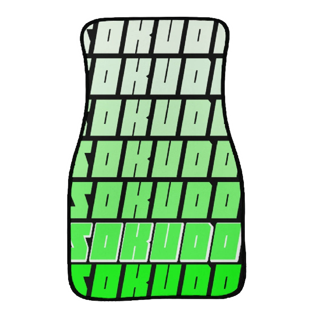"GREEN FADED" FLOOR MATS