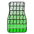 "GREEN FADED" FLOOR MATS