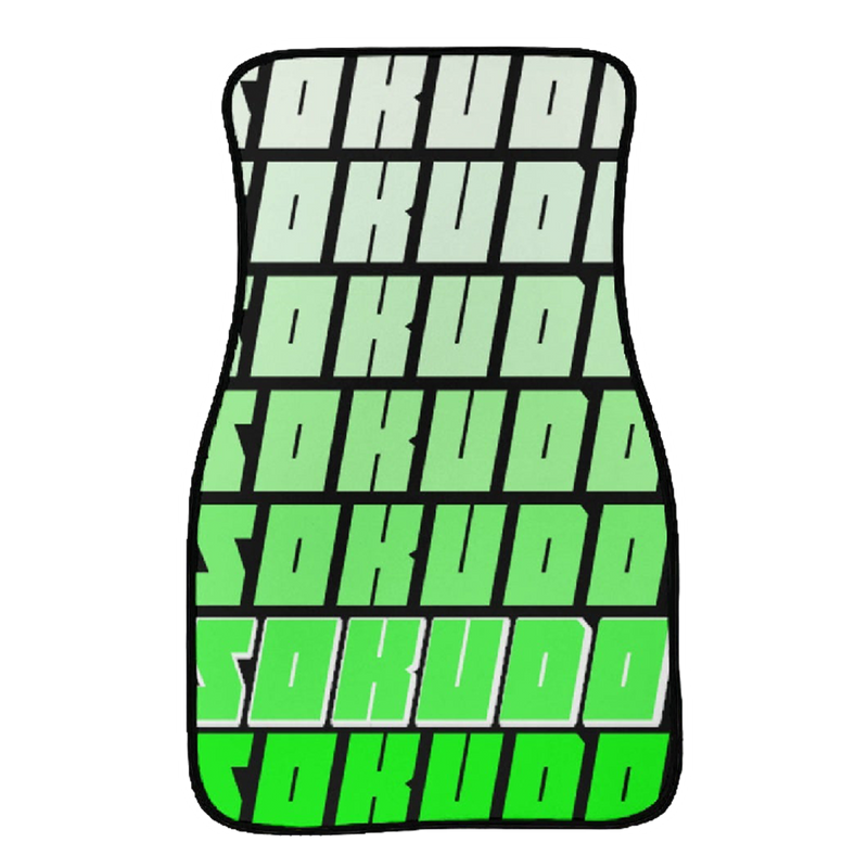 "GREEN FADED" FLOOR MATS