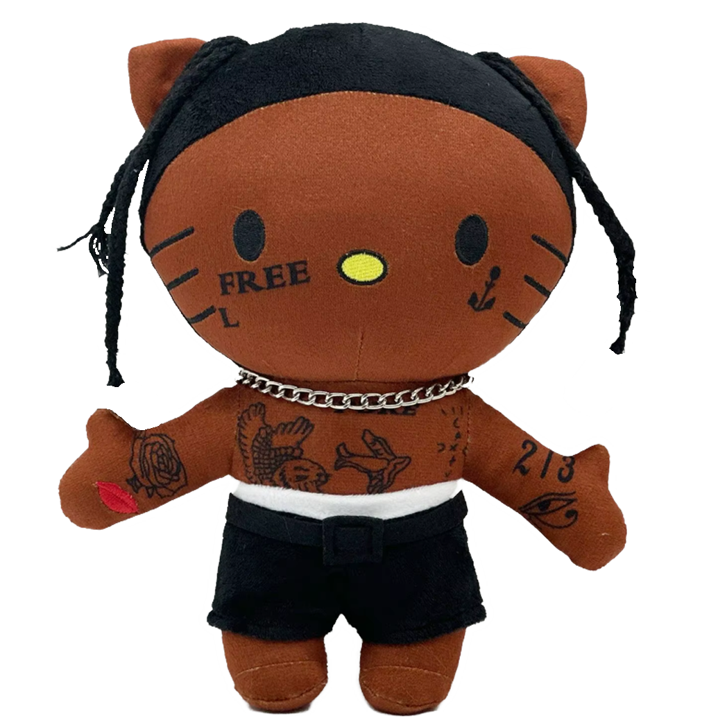 "TRAVIS SCOTT" Hello Kitty Plush