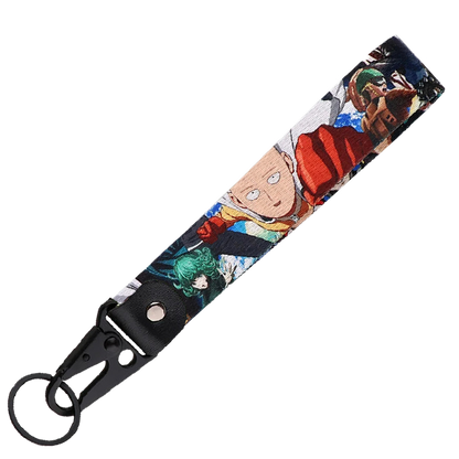 "One Punch Man Characters" Key Strap