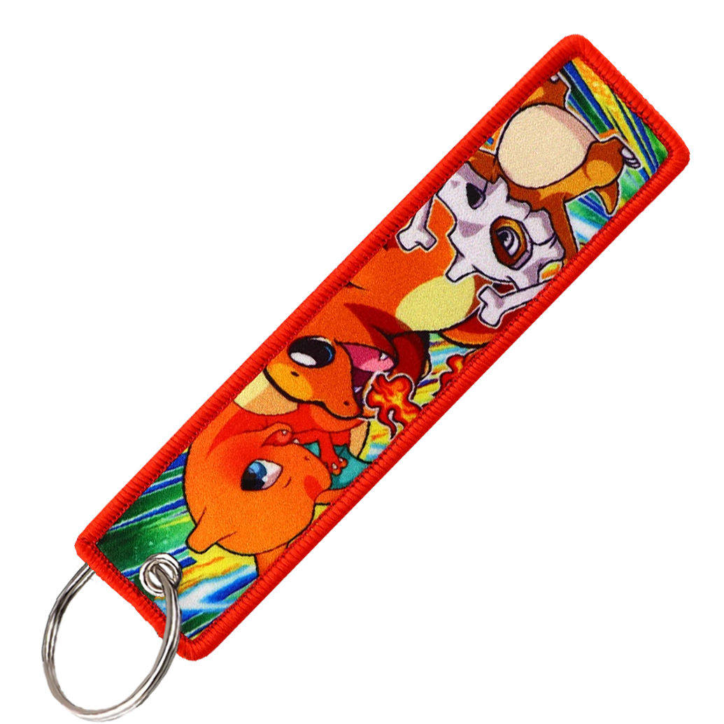 "Charmander and Cubone" Key Tag