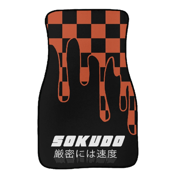 "ORANGE OOZE" FLOOR MATS