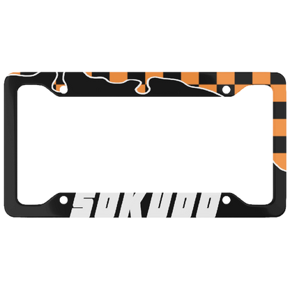 "ORANGE OOZE" PLATE FRAME