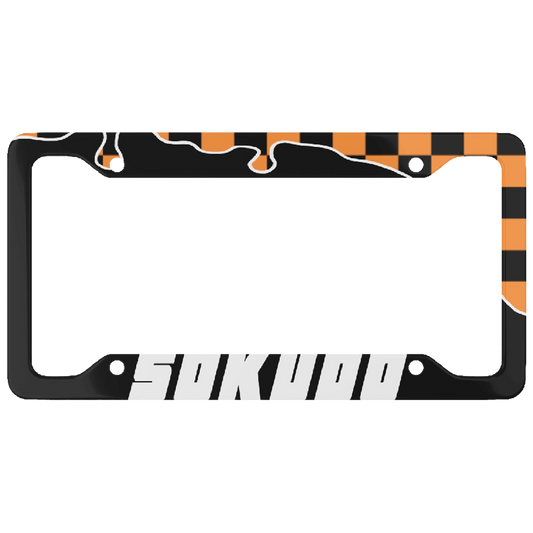 "ORANGE OOZE" PLATE FRAME