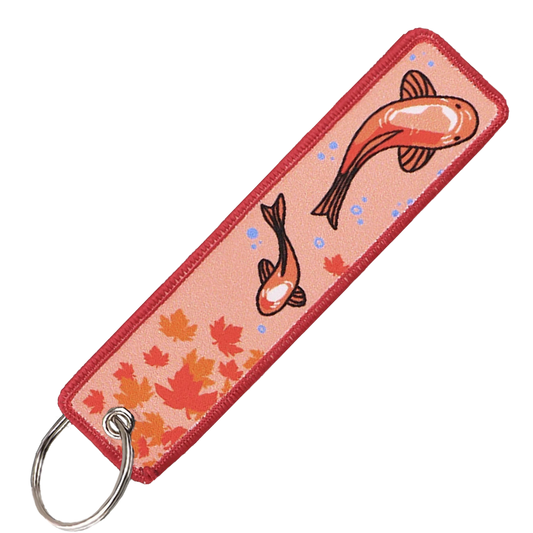 "Japanese Koi Fish" Key Tag