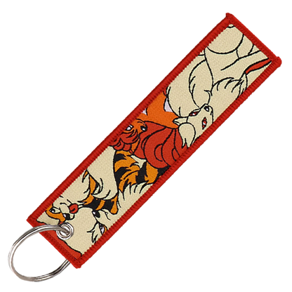 "Fire Types" Key Tag