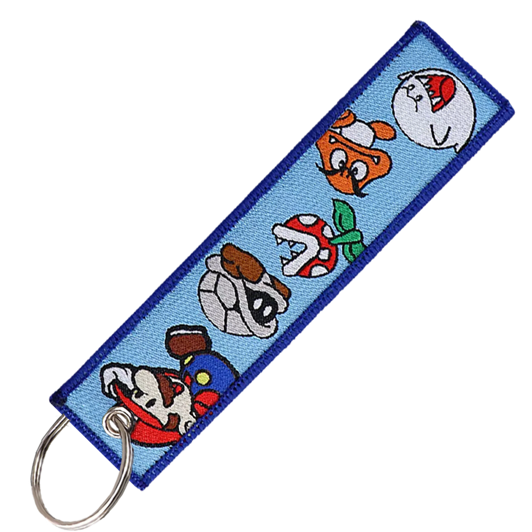 "Mario and Luigi" Key Tag