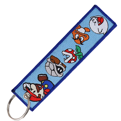 "Mario and Luigi" Key Tag