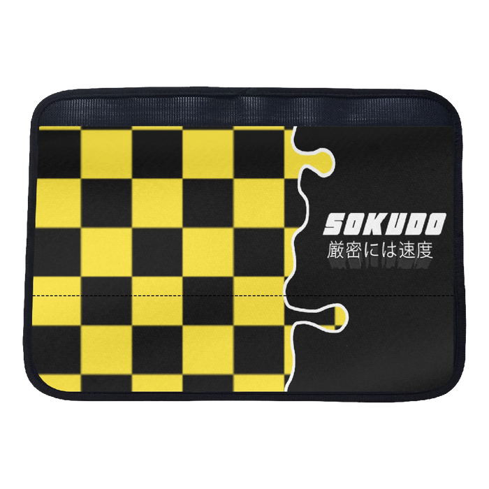 "YELLOW OOZE" SEAT BELT CUSHION