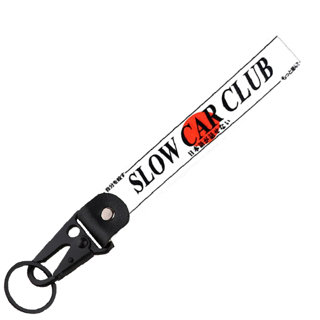 "Slow Car Club" Key Strap