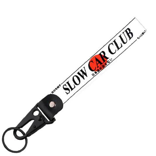 "Slow Car Club" Key Strap