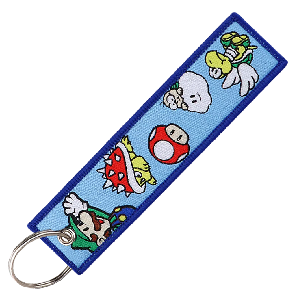 "Mario and Luigi" Key Tag