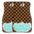 "ORANGE SHOOTING STAR" FLOOR MATS
