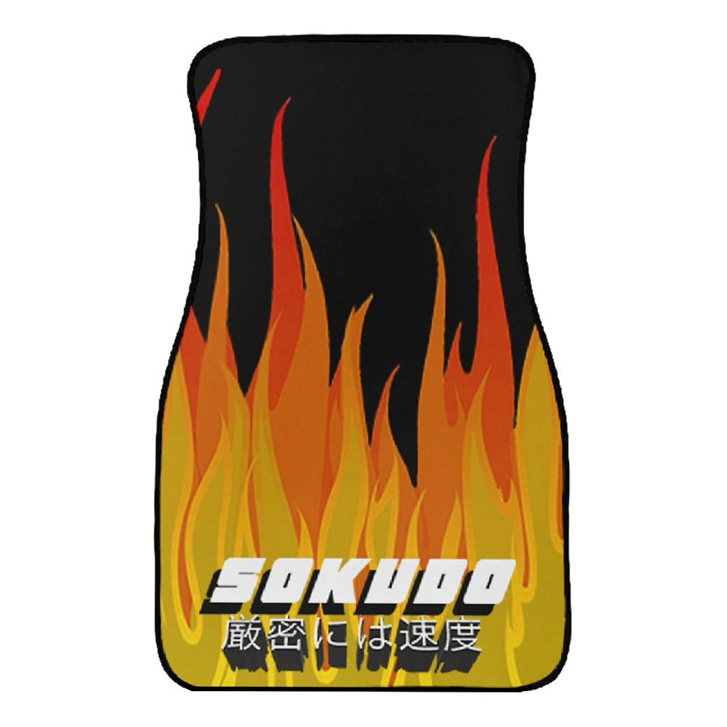 "ORANGE INFERNO" FLOOR MATS