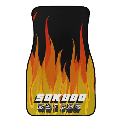 "ORANGE INFERNO" Floor Mats