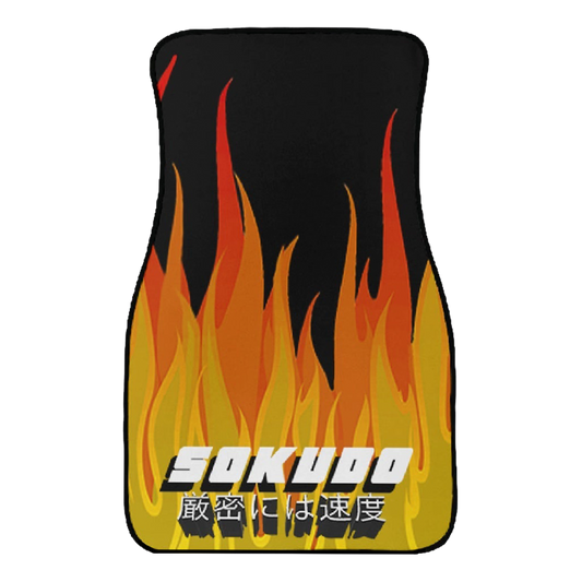 "ORANGE INFERNO" Floor Mats