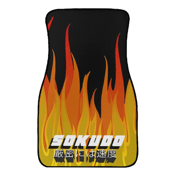 "ORANGE INFERNO" FLOOR MATS