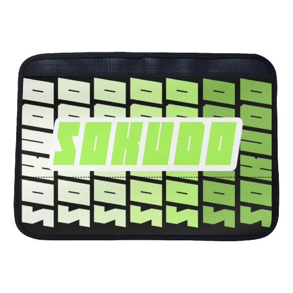 "GREEN FADED" SEAT BELT CUSHION