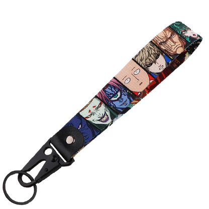 "One Punch Man Characters" Key Strap