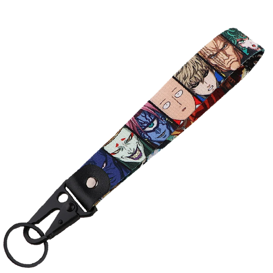 "One Punch Man Characters" Key Strap