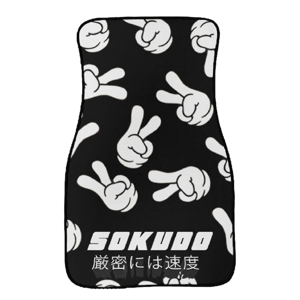 "PEACE OUT" FLOOR MATS