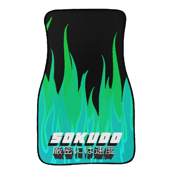 "GREEN INFERNO" FLOOR MATS