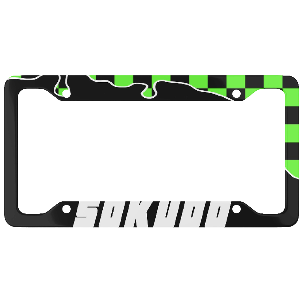 "GREEN OOZE" PLATE FRAME