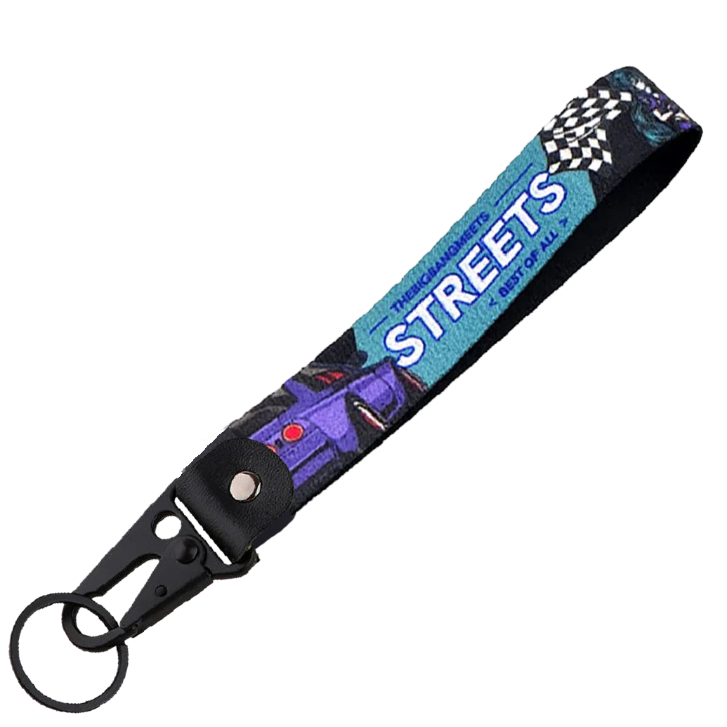 "Streets" Key Strap