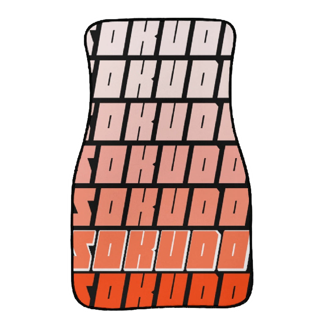 "ORANGE FADED" FLOOR MATS