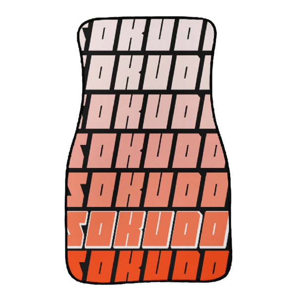 "ORANGE FADED" FLOOR MATS