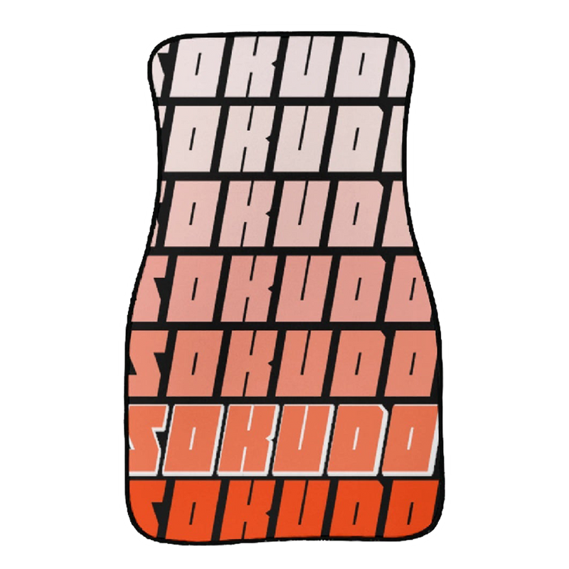 "ORANGE FADED" FLOOR MATS