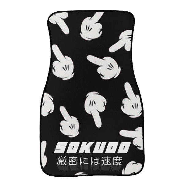 "MIDDLE FINGER" FLOOR MATS