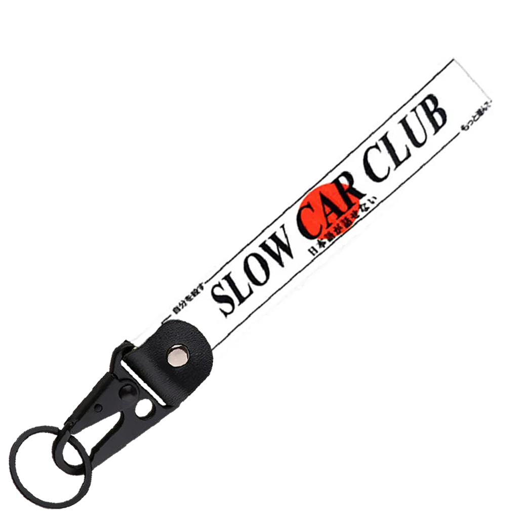 "Slow Car Club" Key Strap