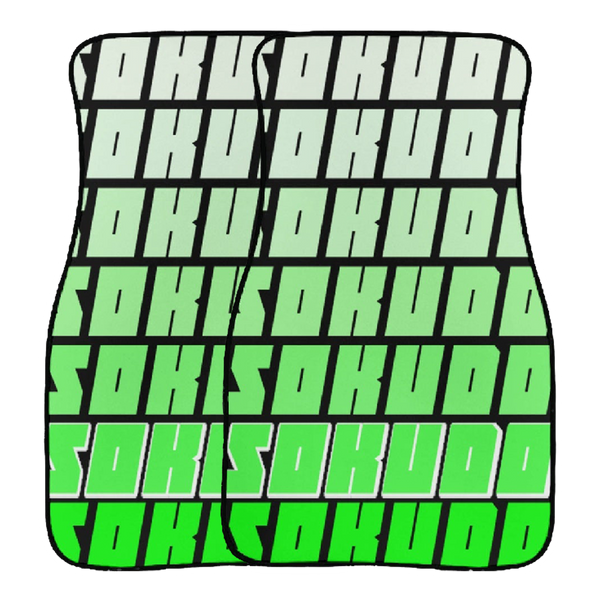 "GREEN FADED" FLOOR MATS