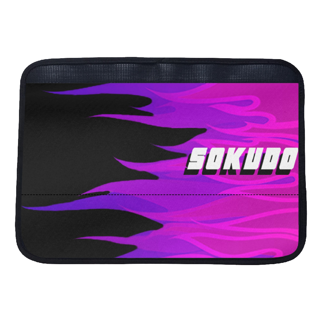 "PURPLE INFERNO" SEAT BELT CUSHION