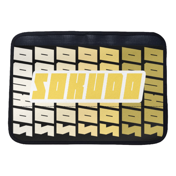 "YELLOW FADED" SEAT BELT CUSHION